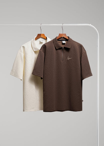 Áo Thun Cổ Polo Tay Ngắn Áo Polo No Style M128 Nâu