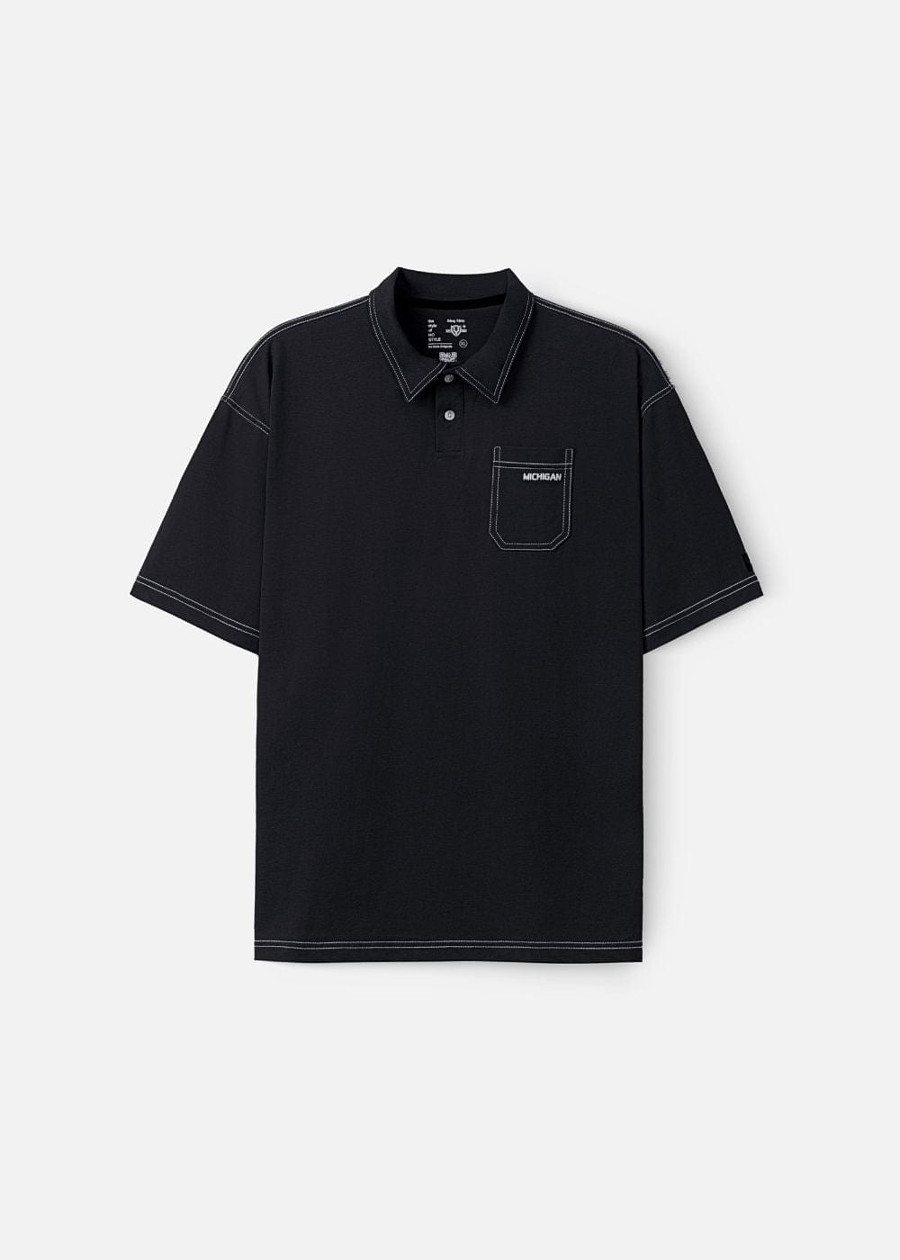 Áo Thun Cổ Polo Tay Ngắn Áo Polo No Style M27 Đen