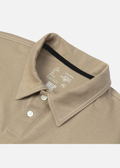 Áo Thun Cổ Polo Tay Ngắn Áo Polo No Style M27 Nâu