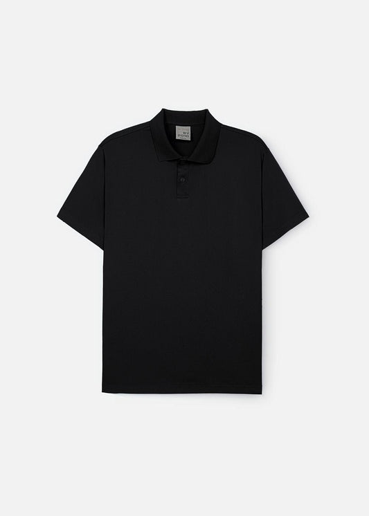 Áo Thun Cổ Polo Tay Ngắn Áo Polo Non Branded 03 Đen