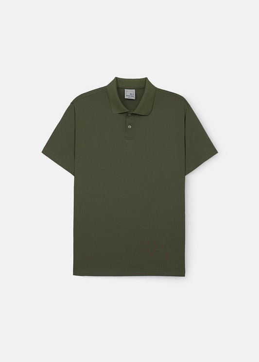 Áo Thun Cổ Polo Tay Ngắn Áo Polo Non Branded 03 Xanh Rêu
