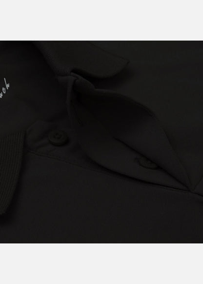 Áo Thun Cổ Polo Tay Ngắn Áo Polo Non Branded 45 Đen