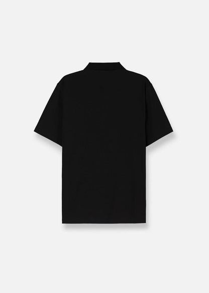 Áo Thun Cổ Polo Tay Ngắn Áo Polo Non Branded 45 Đen
