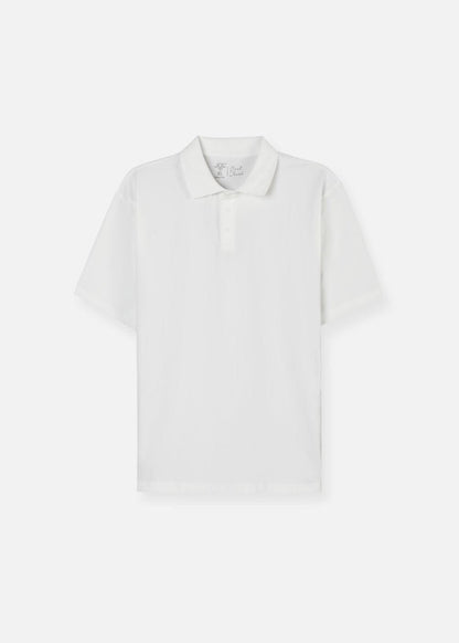 Áo Thun Cổ Polo Tay Ngắn Áo Polo Non Branded 45 Trắng
