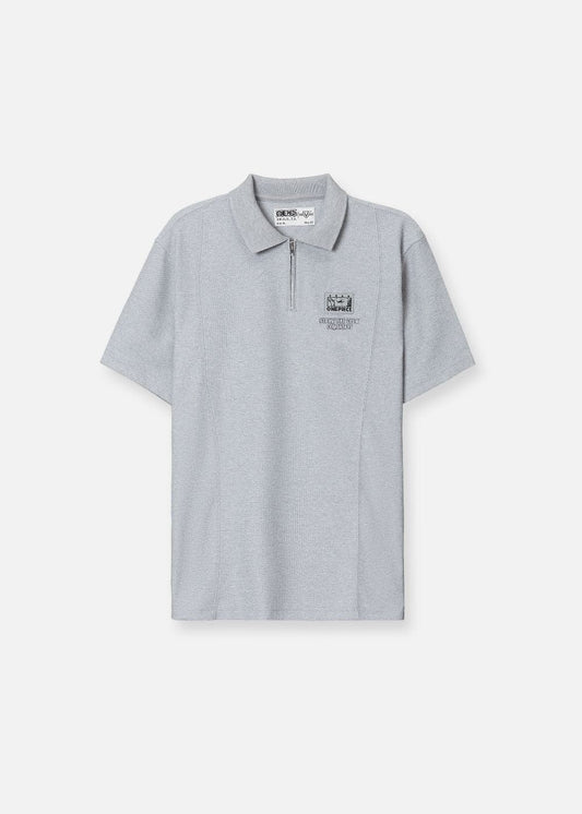 Áo Thun Cổ Polo Tay Ngắn Áo Polo ONE PIECE-WANO 06 Xám