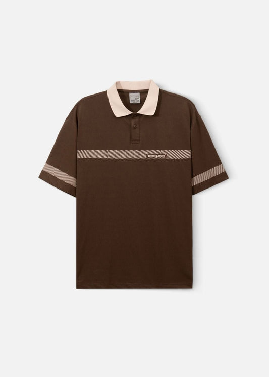 Áo Thun Cổ Polo Tay Ngắn Áo Polo Seventy Seven 17 Nâu