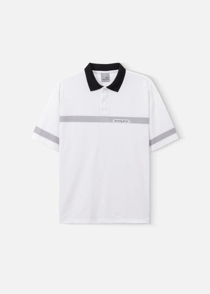 Áo Thun Cổ Polo Tay Ngắn Áo Polo Seventy Seven 17 Trắng