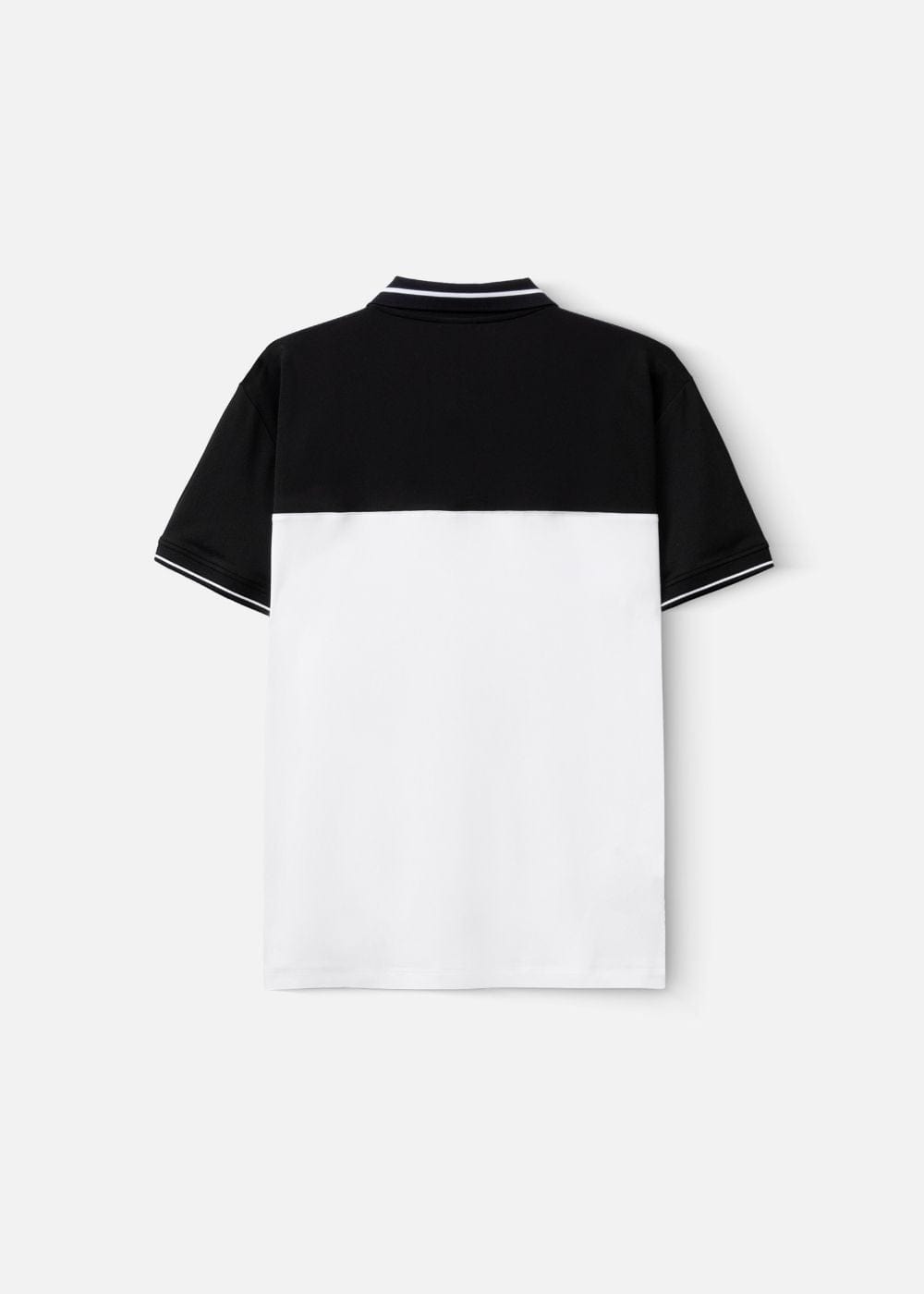 Áo Thun Cổ Polo Tay Ngắn Áo Polo Seventy Seven 19 Đen Trắng