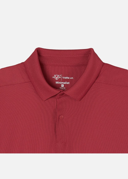 Áo Thun Cổ Polo Tay Ngắn Áo Polo The Minimalist 001 Đỏ Cam