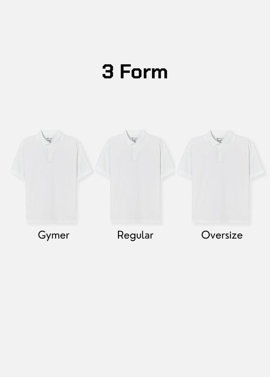 Áo Thun Cổ Polo Tay Ngắn Áo Polo The Minimalist 001 Trắng