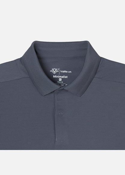 Áo Thun Cổ Polo Tay Ngắn Áo Polo The Minimalist 001 Xám Chì