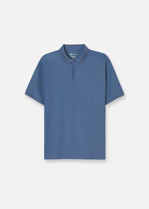 Áo Thun Cổ Polo StayFresh™ Vải Sợi Coffee Khử Mùi The Minimalist 007 Màu Xanh Dương Dáng Vừa Vặn F3