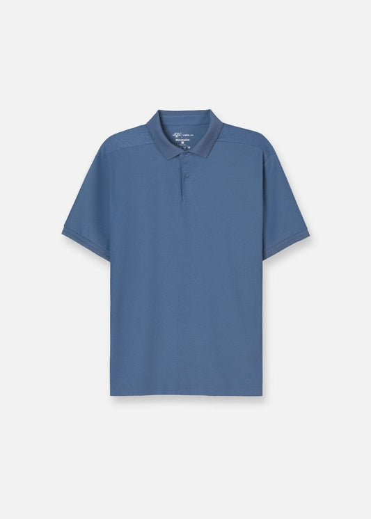 Áo Thun Cổ Polo Tay Ngắn Áo Polo The Minimalist 001 Xám Xanh