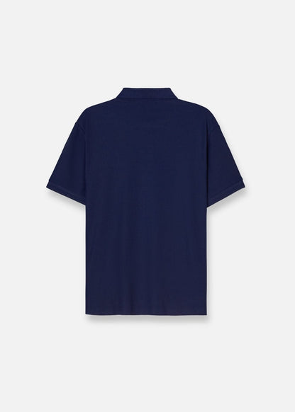Áo Thun Cổ Polo Tay Ngắn Áo Polo The Minimalist 001 Xanh Đen