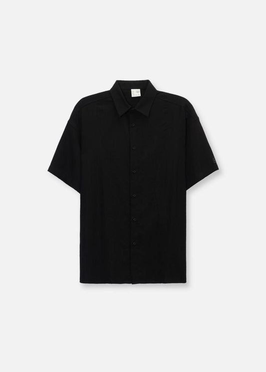 Áo Sơ Mi Tay Ngắn Cổ Bẻ Áo Sơ Mi No Style M117 Đen