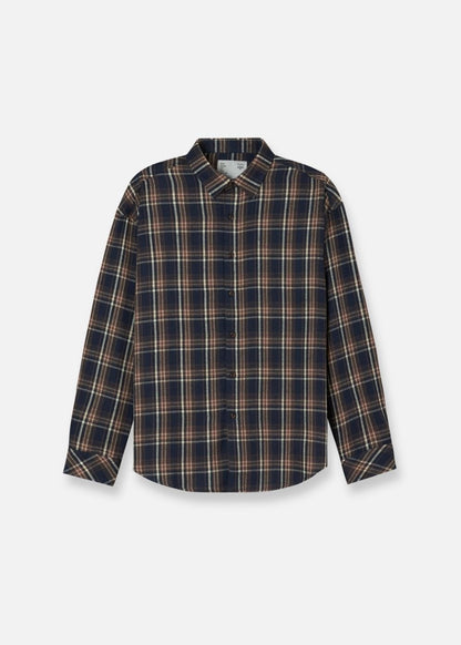 Áo Sơ Mi Tay Dài Cổ Bẻ Áo Sơ Mi No Style M62 Xanh Đen