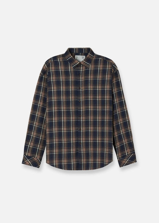 Áo Sơ Mi Tay Dài Cổ Bẻ Áo Sơ Mi No Style M62 Xanh Đen