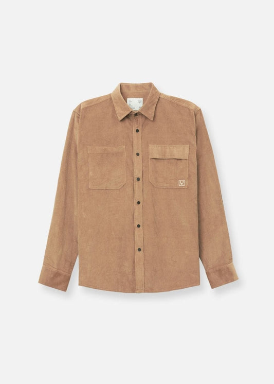 Áo Sơ Mi Tay Dài Cổ Bẻ Áo Sơ Mi No Style M65 Nâu