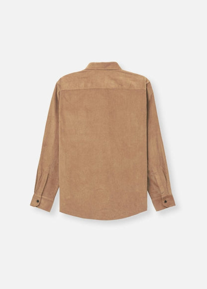 Áo Sơ Mi Tay Dài Cổ Bẻ Áo Sơ Mi No Style M65 Nâu
