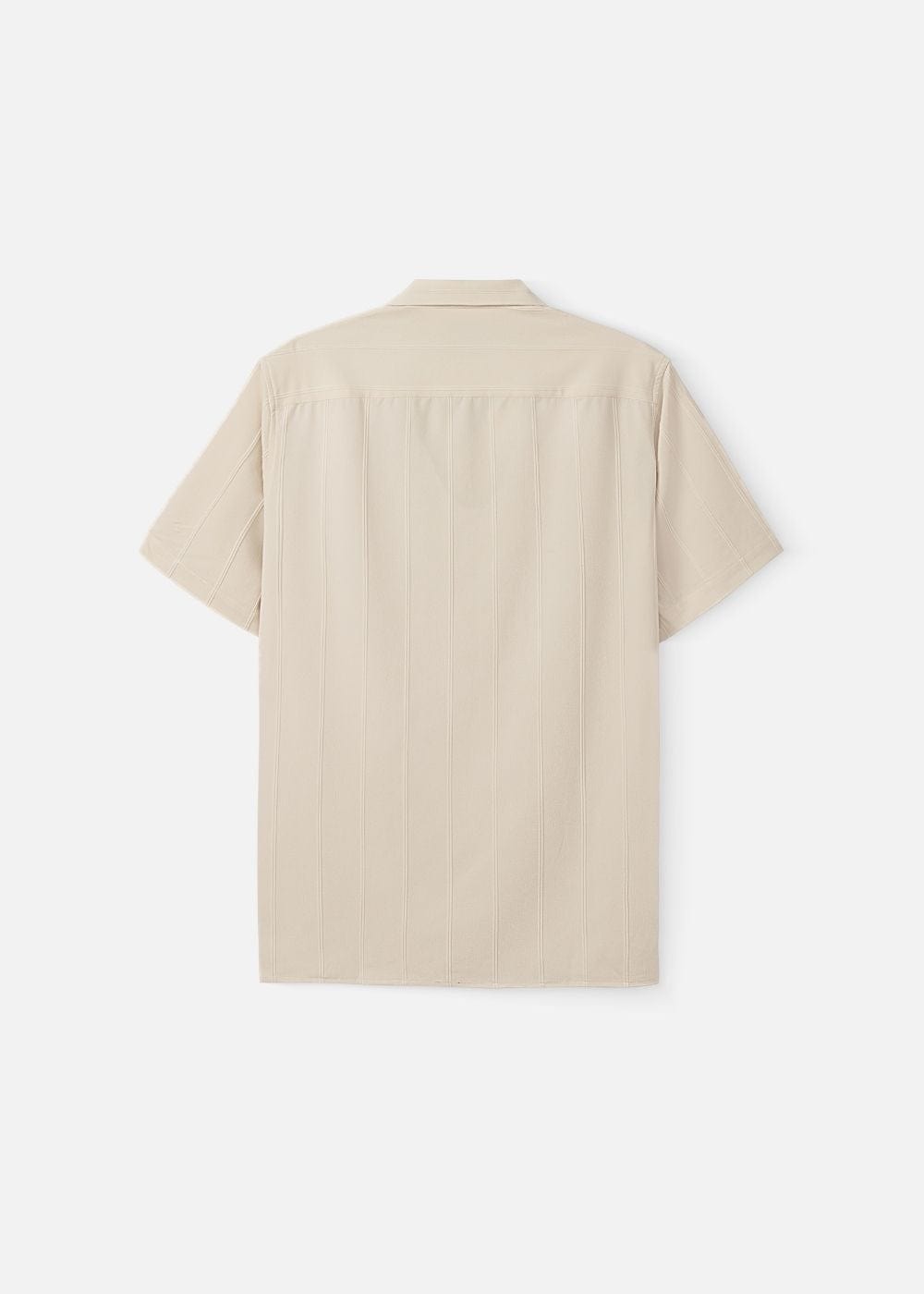 Áo Sơ Mi Tay Ngắn Cổ Cuban Áo Sơ Mi No Style M81 Kem