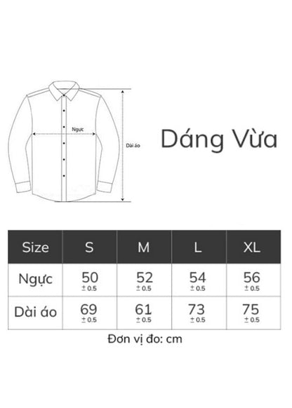 Áo Sơ Mi Tay Dài Cổ Bẻ Áo Sơ Mi Non Branded 19 Nâu Nhạt