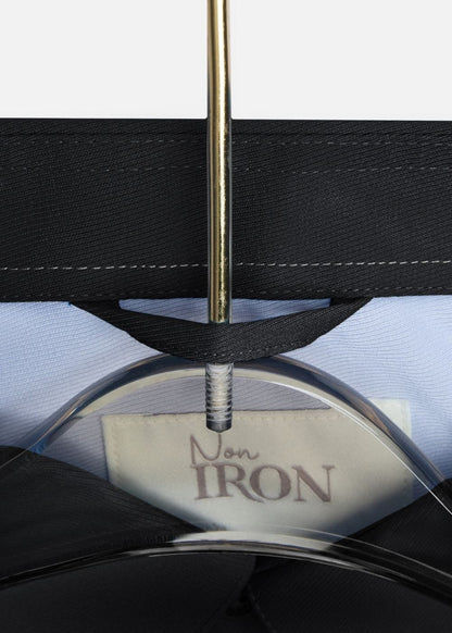 Áo Sơ Mi Tay Dài Cổ Bẻ Áo Sơ Mi Non-Iron 01 Đen