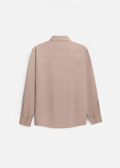 Áo Sơ Mi Tay Dài Cổ Bẻ Áo Sơ Mi Non-Iron 01 Nâu