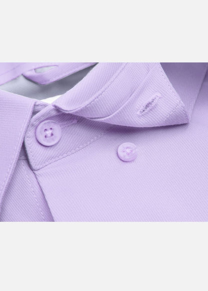Áo Sơ Mi Tay Dài Cổ Bẻ Áo Sơ Mi Non-Iron 01 Tím
