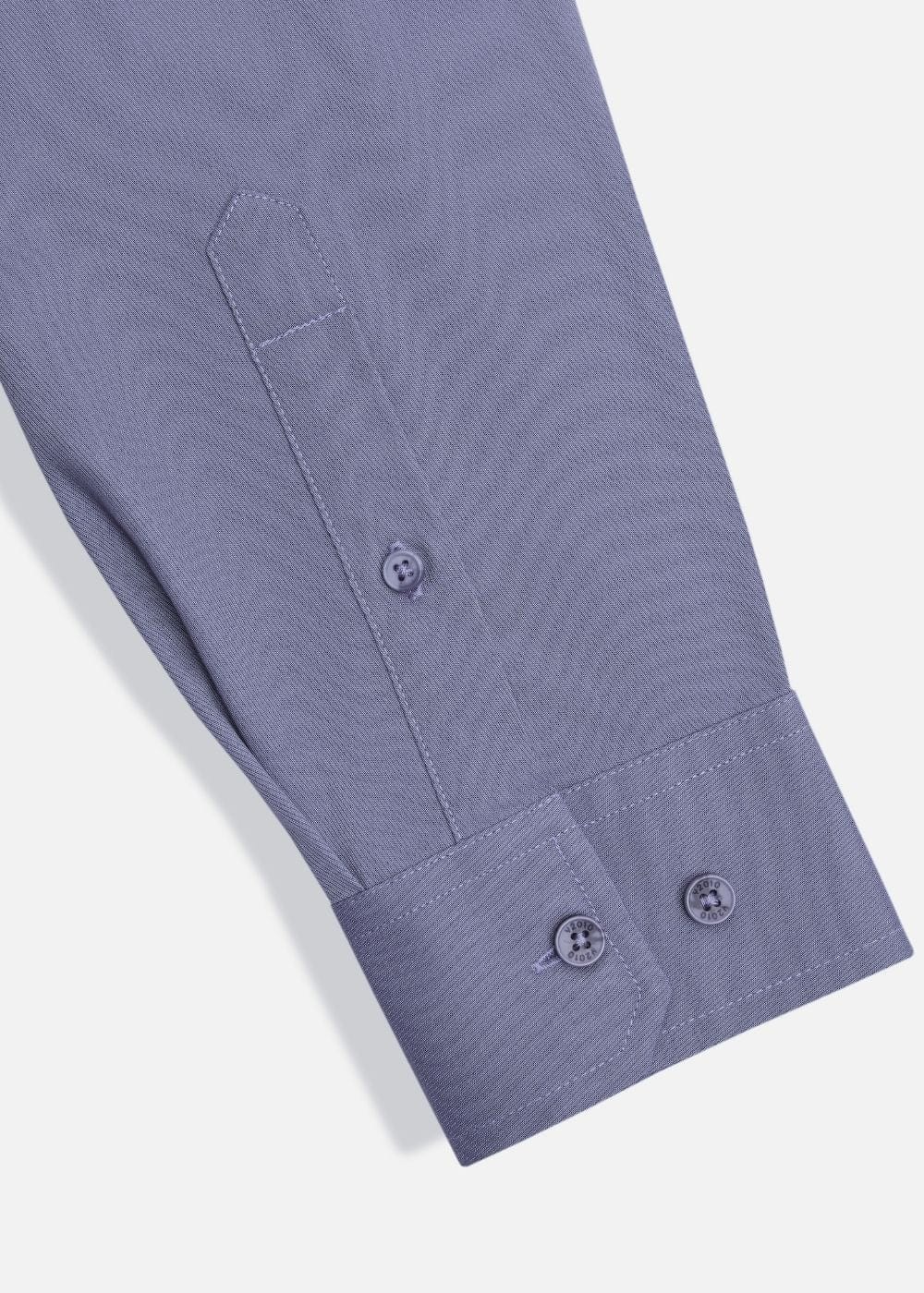 Áo Sơ Mi Tay Dài Cổ Bẻ Áo Sơ Mi Non-Iron 01 Xám Đậm