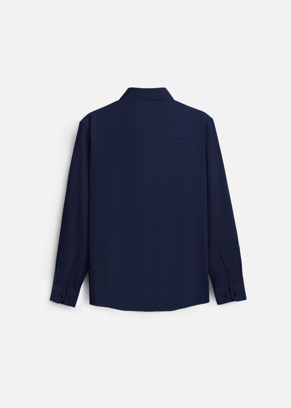 Áo Sơ Mi Tay Dài Cổ Bẻ Áo Sơ Mi Non-Iron 01 Xanh Đen
