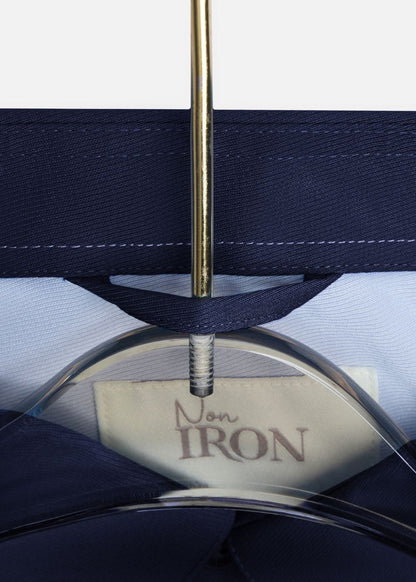 Áo Sơ Mi Tay Dài Cổ Bẻ Áo Sơ Mi Non-Iron 01 Xanh Đen