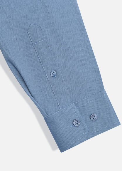 Áo Sơ Mi Tay Dài Cổ Bẻ Áo Sơ Mi Non-Iron 01 Xanh Nhạt