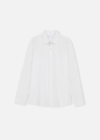 Áo Sơ Mi Tay Dài Cổ Bẻ Áo Sơ Mi Non-Iron 03 Trắng