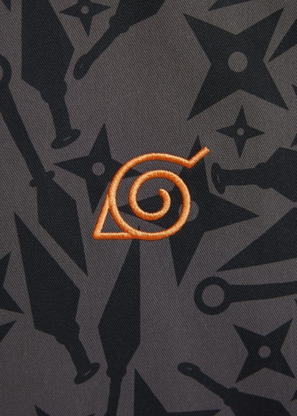 Áo Sơ Mi Tay Ngắn Cổ Bẻ Áo Sơ Mi Tay Ngắn Naruto 20 Xám