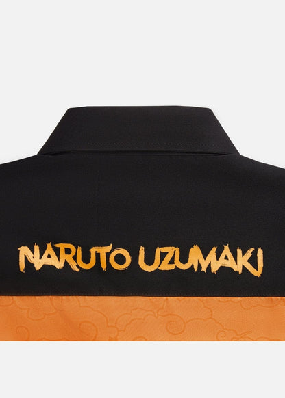 Áo Sơ Mi Tay Ngắn Cổ Bẻ Áo Sơ Mi Tay Ngắn Naruto 21 Cam