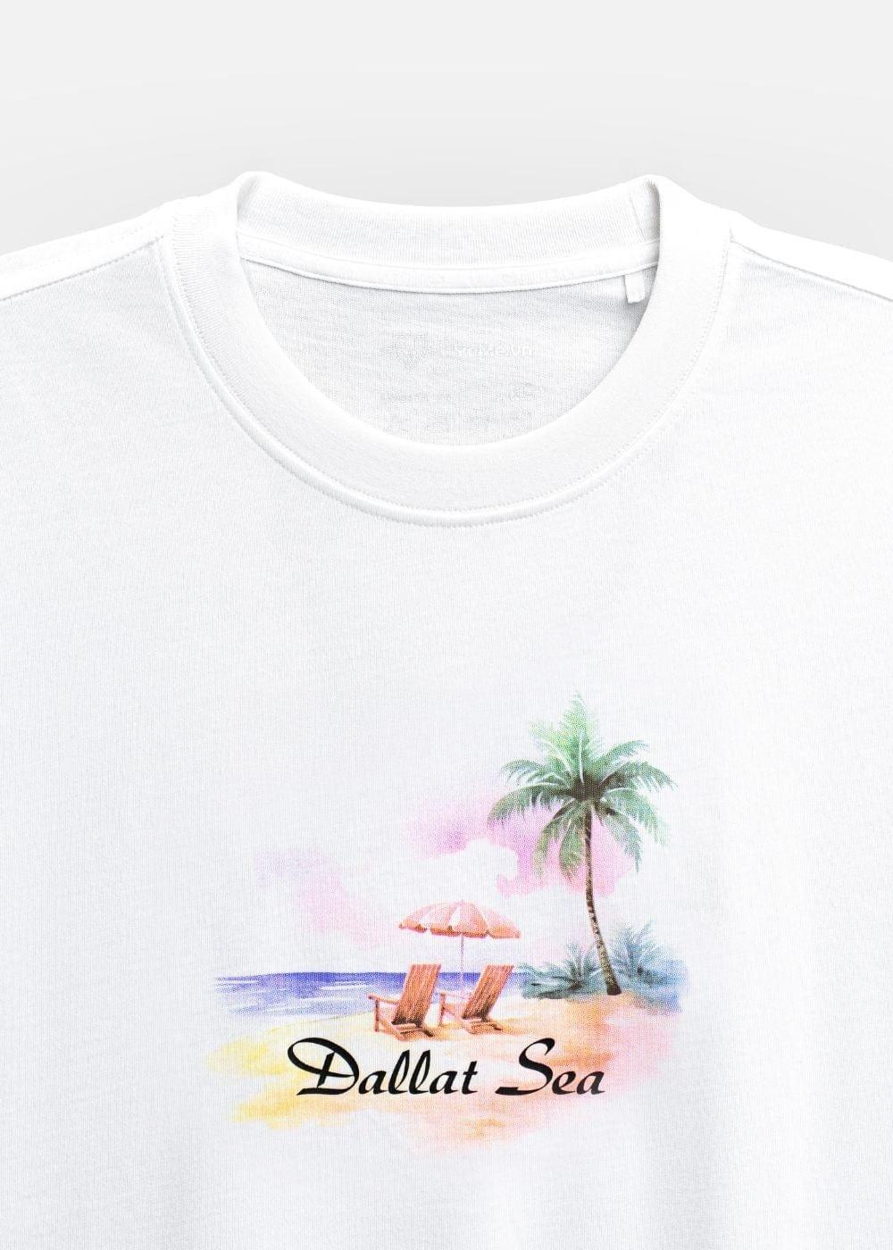 Áo Thun “ Đallat Sea” No Style M207 Trắng - YaMe.vn