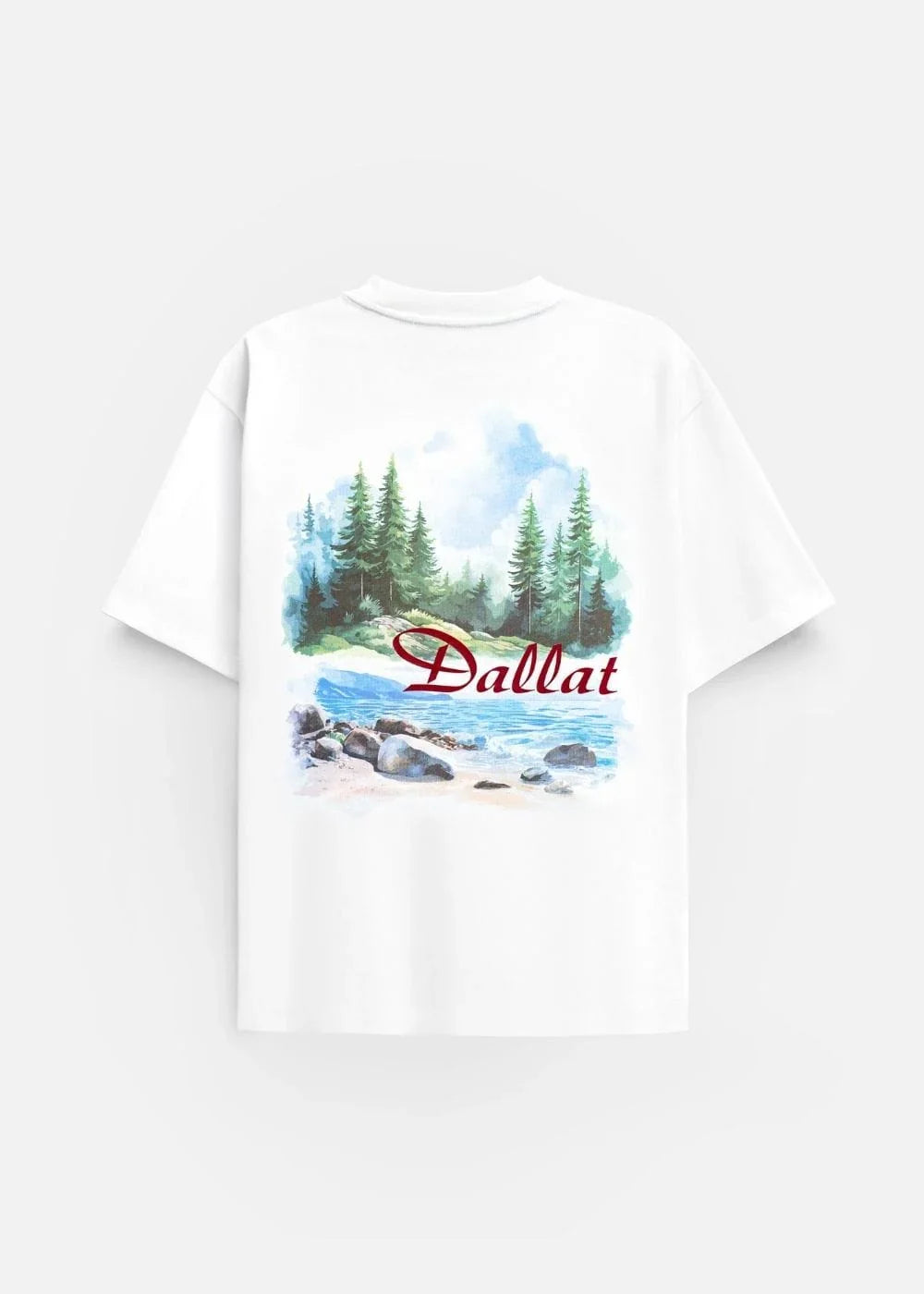 Áo Thun “ Đallat Sea” No Style M207 Trắng - YaMe.vn