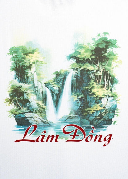 Áo Thun “Vườn Nho Lâm Đồng” No Style M209 Trắng - YaMe.vn