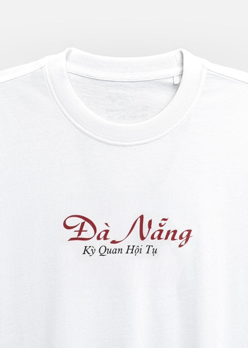Áo Thun “Đà Nẵng - Kỳ Quan Hội Tụ ” No Style M210 Trắng - YaMe.vn