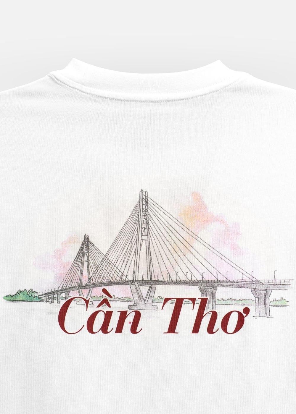 Áo Thun “Bánh Pía-Cần Thơ ” No Style M211 Trắng - YaMe.vn