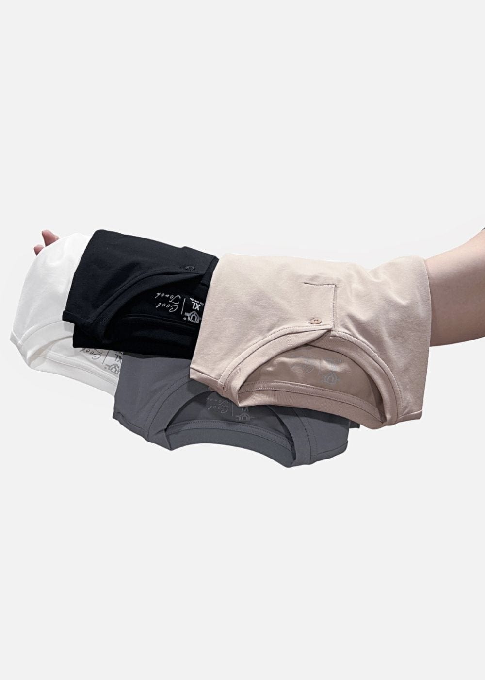 Áo Thun Cổ Tròn Tay Ngắn Áo Thun Cool Touch 07 Trắng