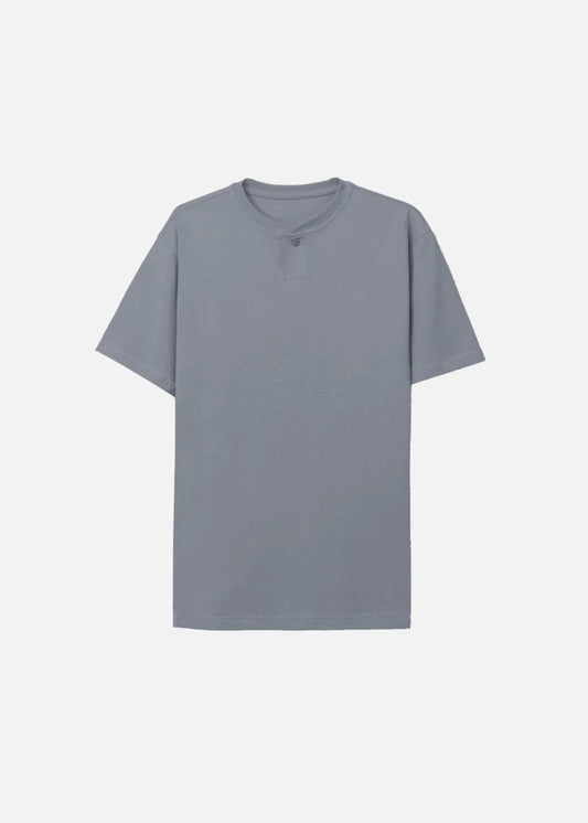 Áo Thun Tay Ngắn Mềm Mịn Mát The Minimalist 007 Xám - YaMe.vn