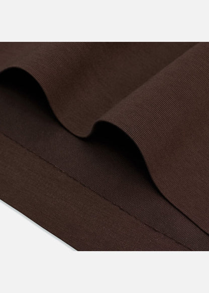 Áo Thun Cổ Tròn Tay Ngắn Áo Thun Cool Touch 08 Nâu Đậm