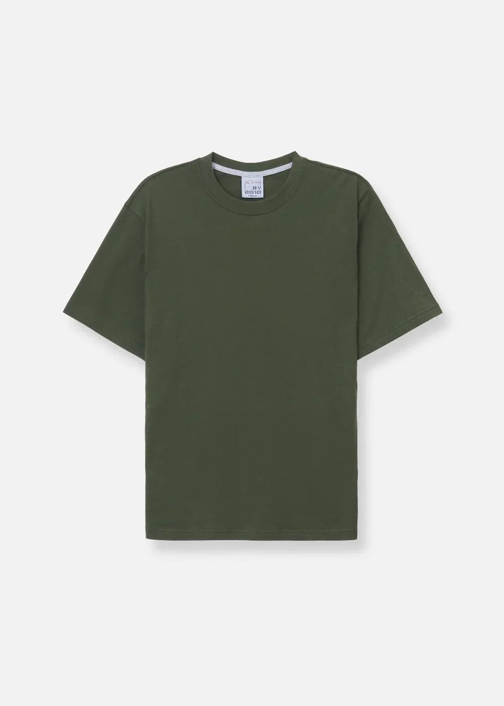 Áo Thun Cotton Wash Siêu Mềm Non Branded 39 Xanh Lá Đậm - YaMe.vn