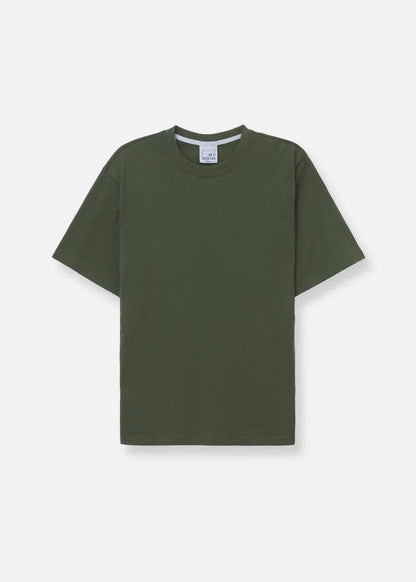 Áo Thun Cotton Wash Siêu Mềm Non Branded 39 Xanh Lá Đậm - YaMe.vn