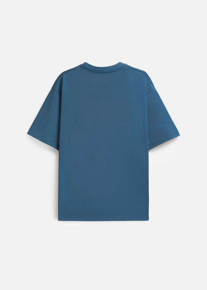 Áo Thun Cổ Tròn Tay Ngắn Áo Thun No Style M13 Xanh Lam