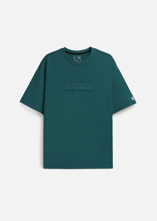 Áo Thun Aura Cotton Mềm Mại No Style M13 Xanh Lá Đậm - YaMe.vn