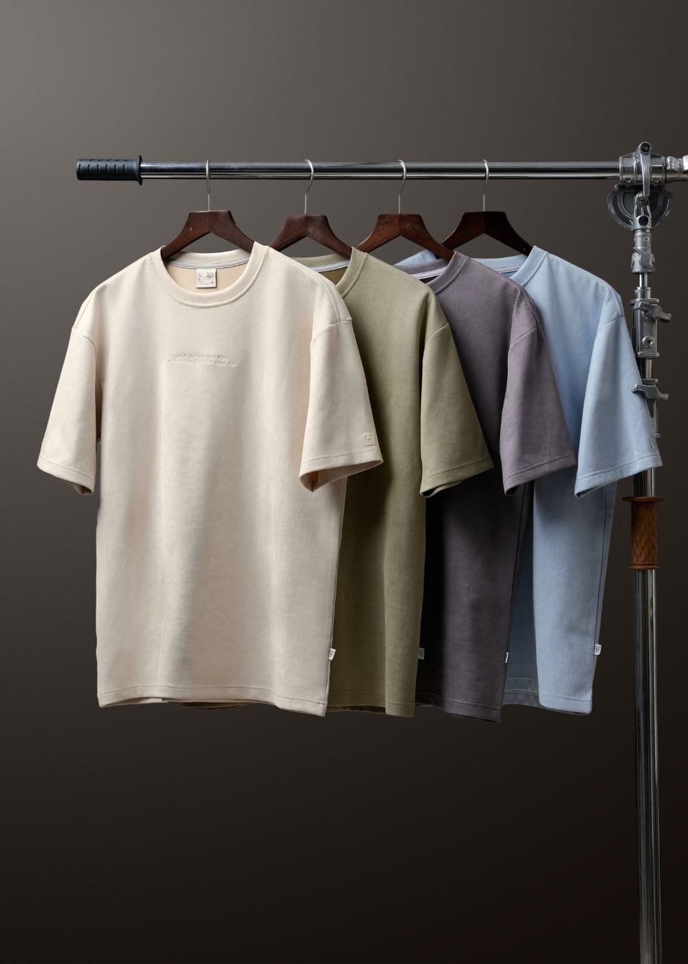 Áo Thun Cổ Tròn Tay Ngắn Áo Thun No Style M14 Rêu Xám