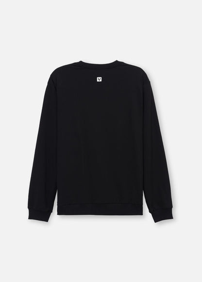 Áo Thun Tay Dài Áo Thun No Style M19 Đen