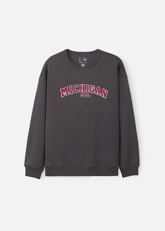 Áo Thun Sweater Cotton Giữ Ấm No Style M20 Xám - YaMe.vn